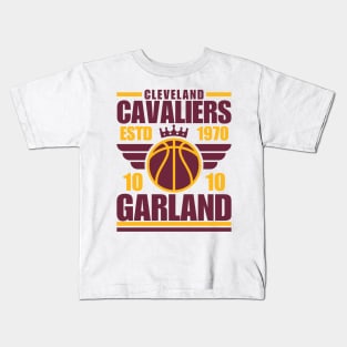 Cleveland Cavaliers Garland 10 Basketball Retro Kids T-Shirt